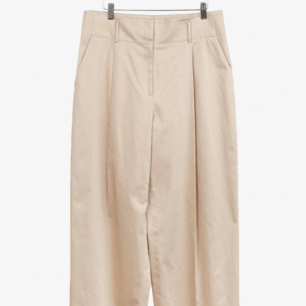 Lewitt Tan Pleated Front Pant